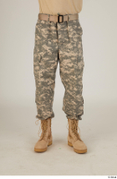  Photos Army Man in Camouflage uniform 3 21th century Army belt camouflage leather shoes leg trousers 0001.jpg
